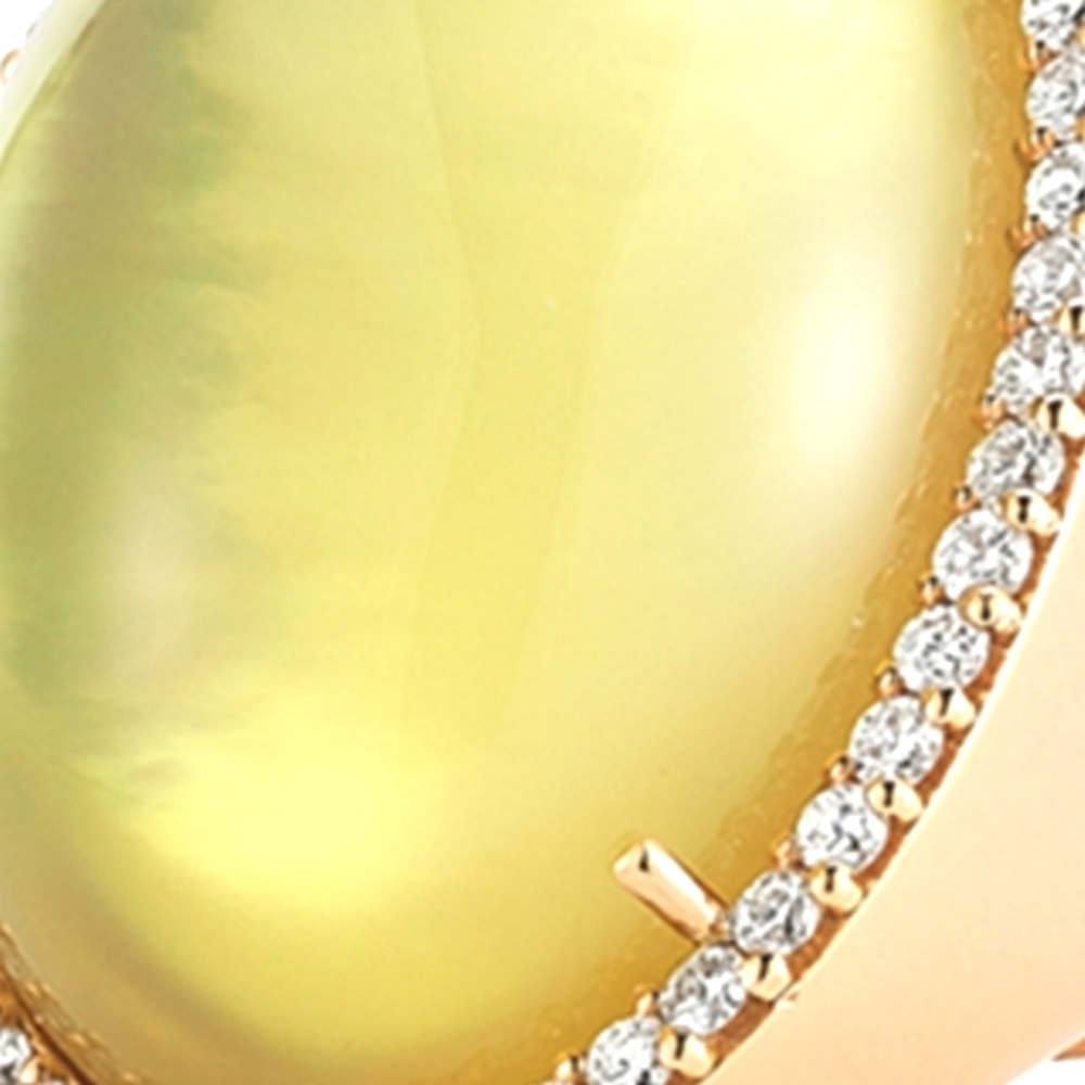 ROBERTO COIN Lemon Quartz Cocktail Ring - Picture 6 of 16